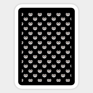 Happy Owl Pattern Sticker